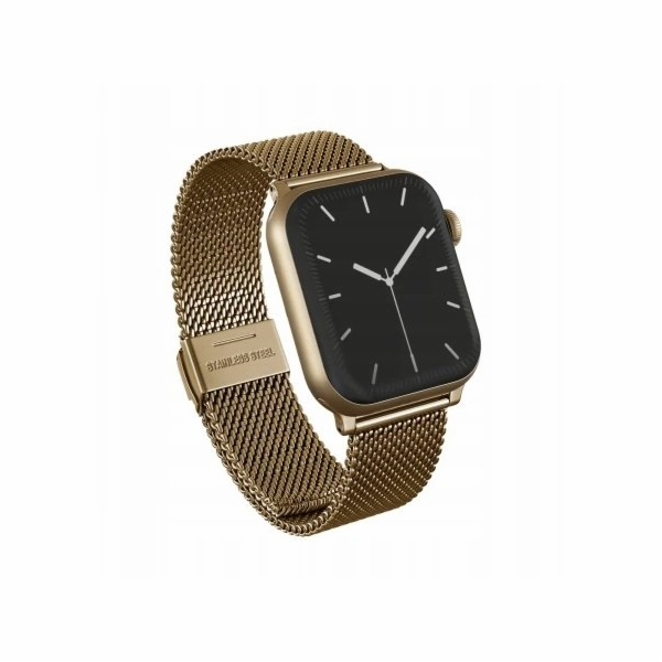 Burga Metal Mesh Elegance pro Apple Watch 42/44 mm (zlaté)