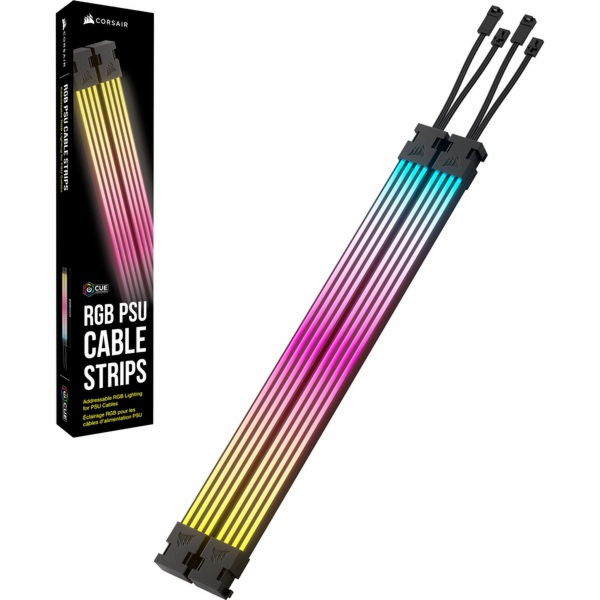 Corsair iCUE ARGB PSU Cable Strips (2x 240mm, für Netztei...