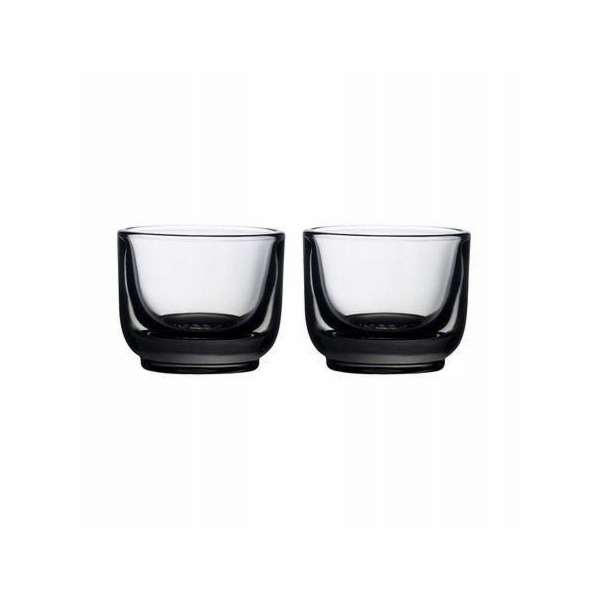 Fellow - Sada dvou sklenic na espresso Pirch 100 ml - šedá