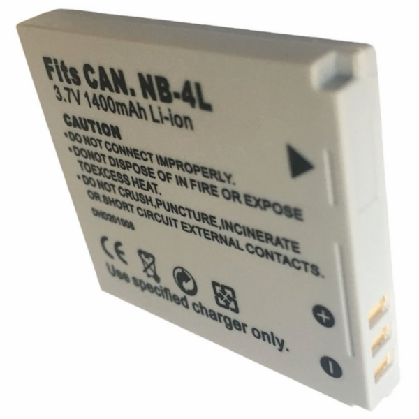 TRX baterie Canon NB-4L - Li-Ion 1400mAh