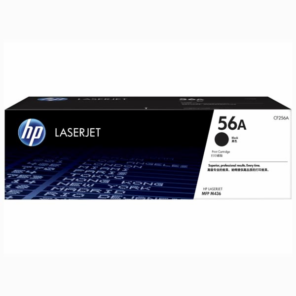 HP 56A Black Original LaserJet Toner, CF256A
