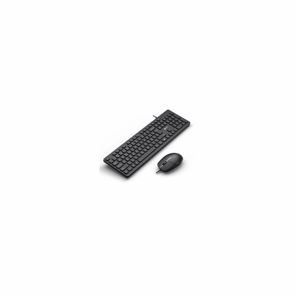 Klávesnice C-TECH KBM-105, drátový combo set s myší, USB,...