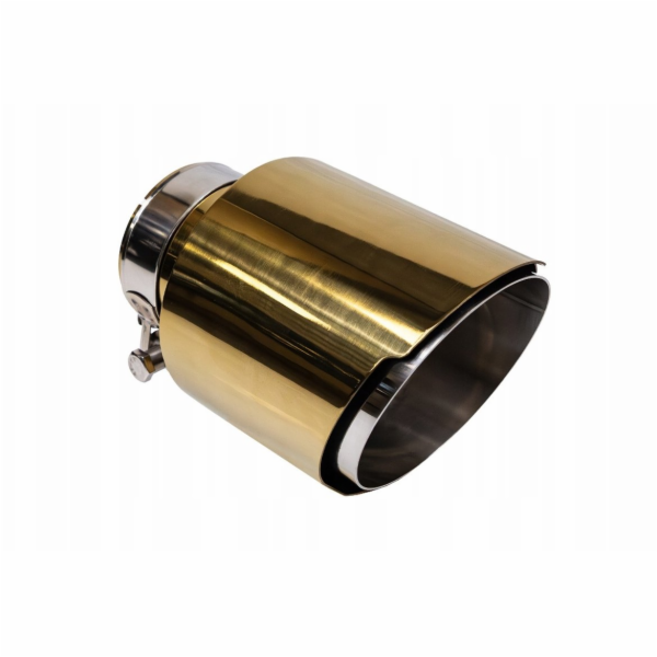 Poujoulat Koncovka tlumiče výfuku 114 mm, vstup 76 mm, zl...