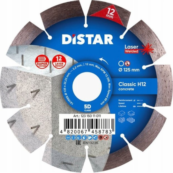 Di-Star DISTAR DIAMANTOVÝ KOTOUČ CLASSIC H12 150 x 2,2/1,...