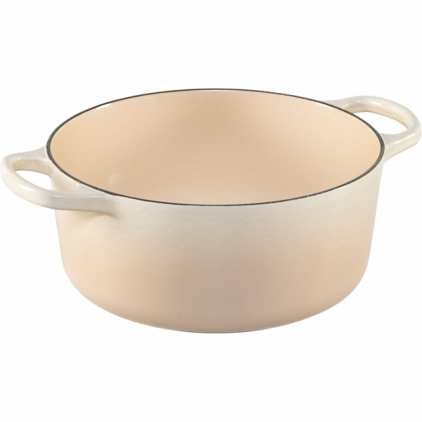 Le Creuset Signature Bräter rund 24 cm Meringue
