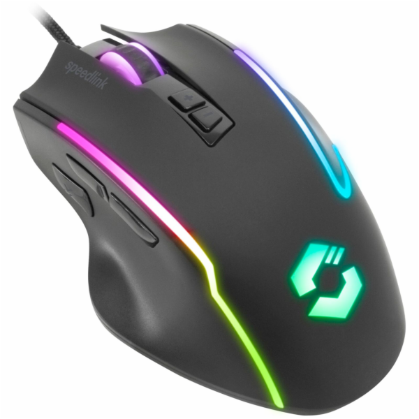 Speedlink Herní myš DECUS NX RGB, gumová, černá