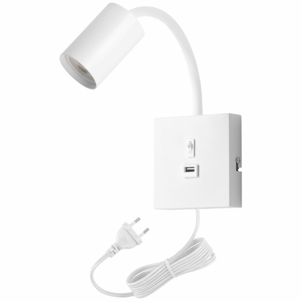 IMMAX PUNTO USB flexibilní nástěnné svítidlo s vypínačem,...