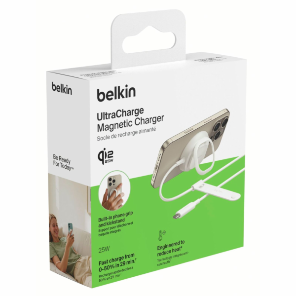 Belkin Nabíjecí podložka UltraCharge Qi2 25W se stojánkem...