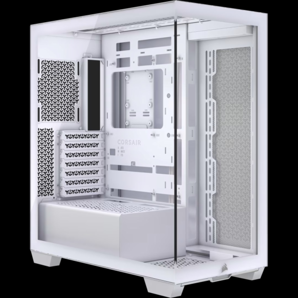 Corsair Skříň 3500X LXR LINK TG Mid-Tower, bílá