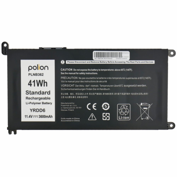 TRX Baterie Polion YRDD6 pro notebooky DELL Vostro 3400 5...