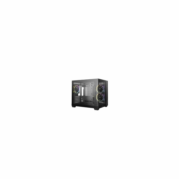 DEEPCOOL Case CG330 3F, mATX, Průhledná bočnice, 3x120mm ...