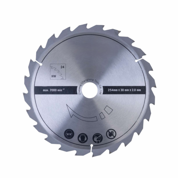 Scheppach Pilový kotouč TCT ( 254 x 30 x 2,8 mm, 24 Z )