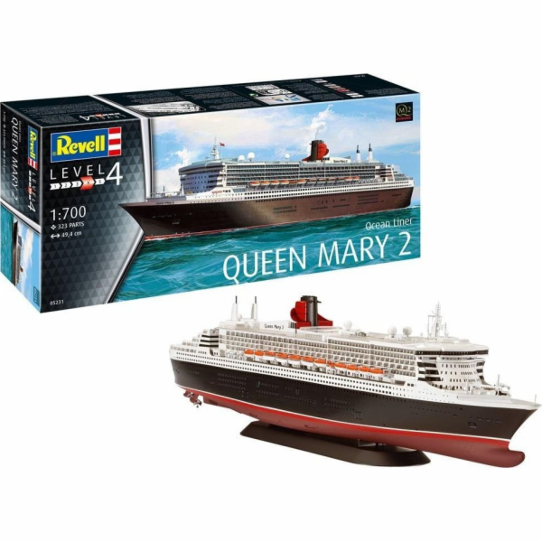 Revell Plastikový model lodi Queen Mary 2 1:700