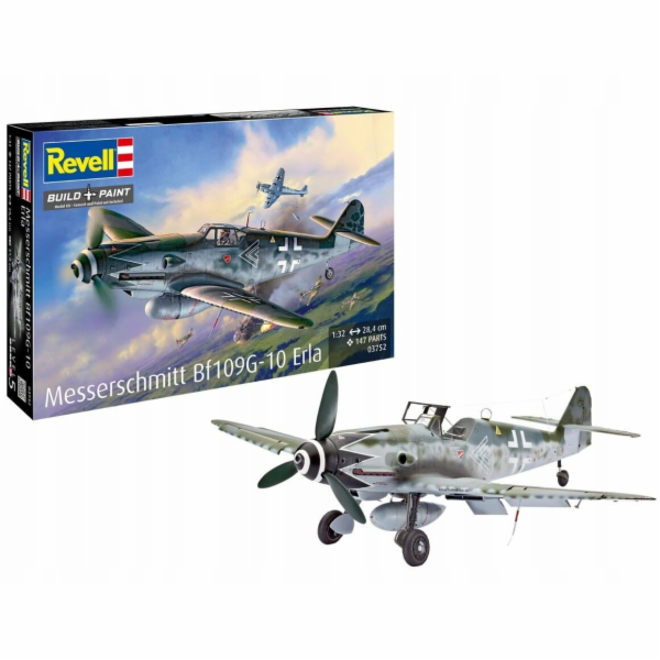 Revell Plastikový model letadla Messerschmitt Bf109G-10 E...