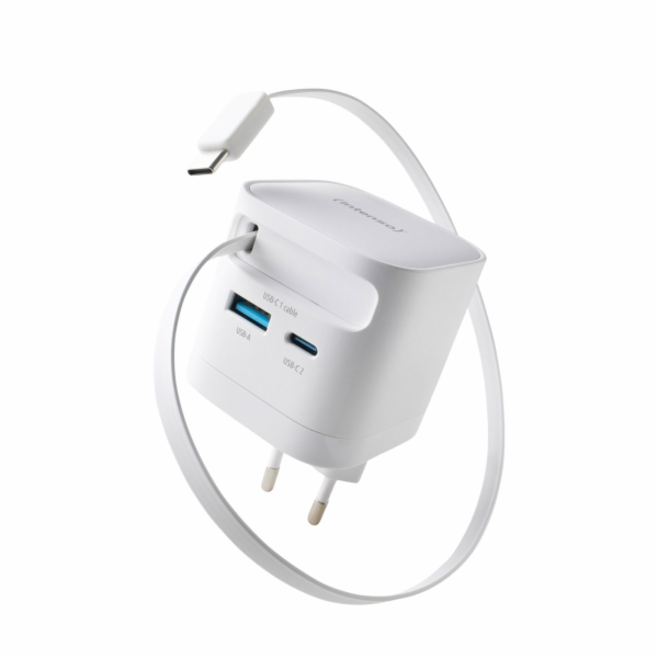 Intenso Power Adapt. W65ACIC 65W 2xUSB-C/USB-A ausziehb.K...