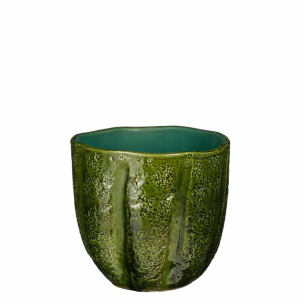 MICA Gelová květináče ALFREDO 1193653, keramika, zelená
