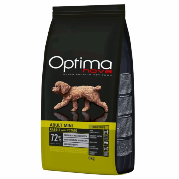 OPTIMANOVA Adult Mini Digestive Rabbit & Potato - suché k...