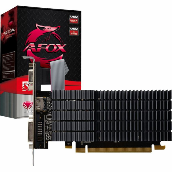 AFOX Grafická karta Radeon R5 230 1GB DDR3 64Bit DVI HDMI...