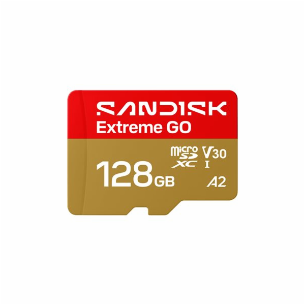 SanDisk Extreme Go - Pametová karta flash - 128 GB - A2 /...