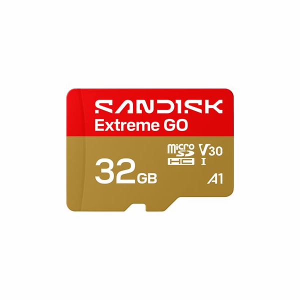 SanDisk Extreme Go - Pametová karta flash - 32 GB - A1 / ...
