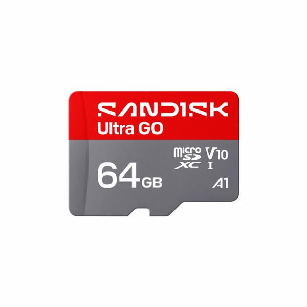 SanDisk Ultra GO - Pametová karta flash - 64 GB - A1 / UH...