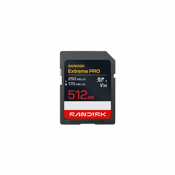 SanDisk Extreme PRO - Pametová karta flash - 512 GB - Vid...
