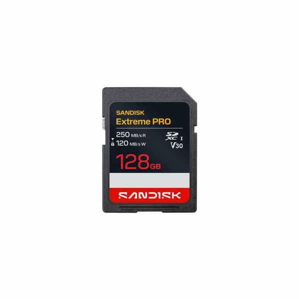 SanDisk Extreme PRO - Pametová karta flash - 128 GB - Vid...
