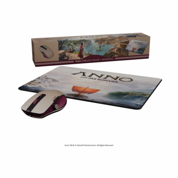 LEXIP X UBISOFT ANNO 117 Bundle Flex Pro-Air Mouse + Mous...