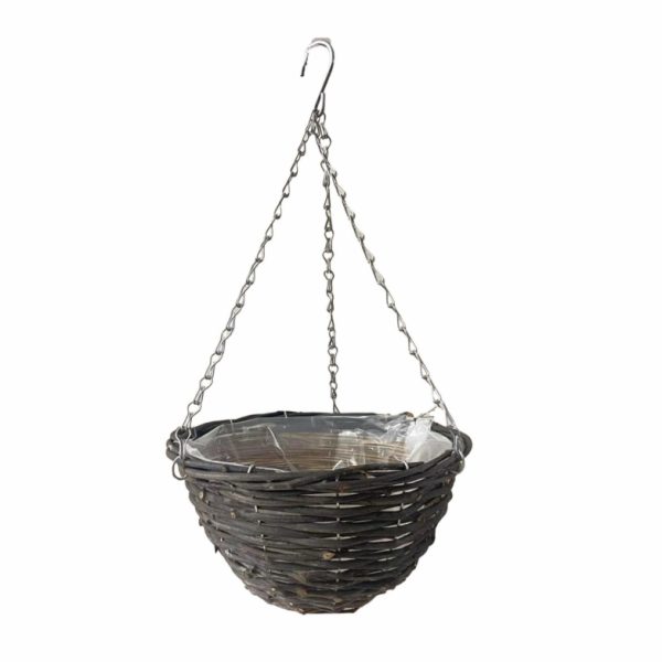 GARDEN_CENTE Závěsný květináč Garden Center, dřevěný, hnědý