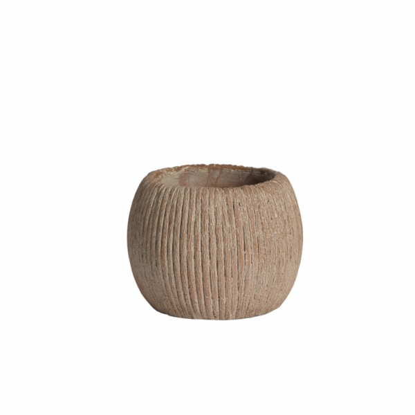 DOMOLETTI Gelový hrnec BTP05C, cement, hnědý