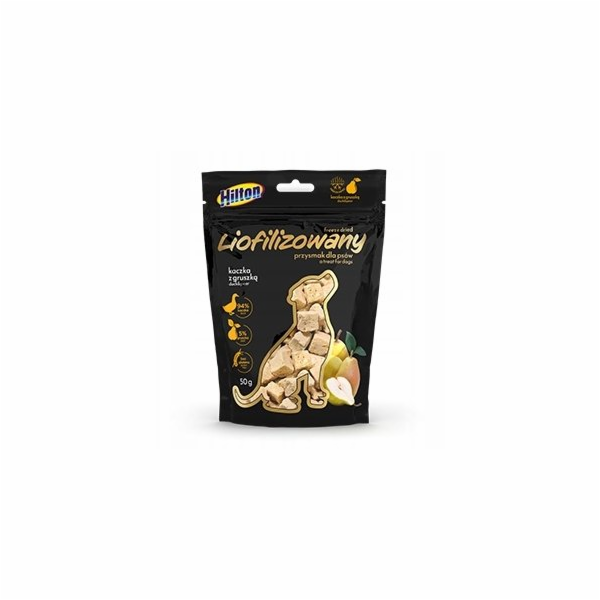 HILTON Freeze-dried treats with duck and pear - pamlsek p...