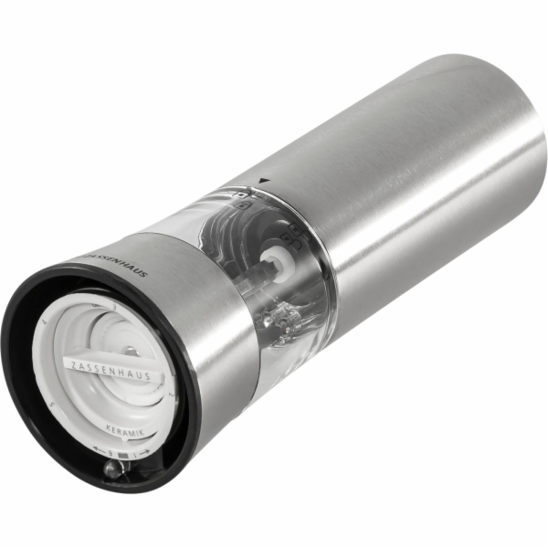 Zassenhaus Salt Mill  Gera electric, 18 cm stainless steel