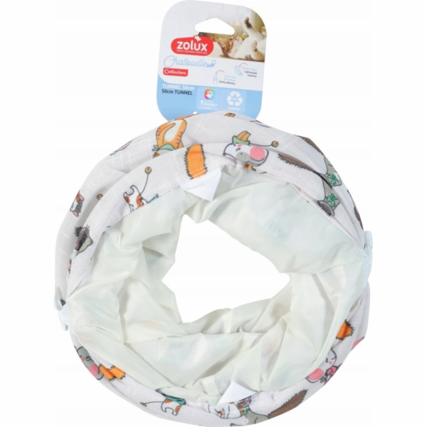 ZOLUX Chatouille Tunnel Cats and Mice Pattern - hračka pr...
