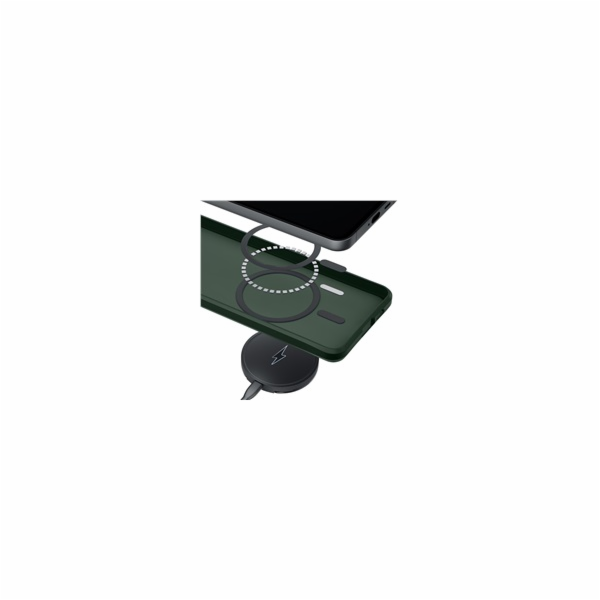 3mk ochranný kryt Smoke MagCase Green pro Samsung Galaxy S26