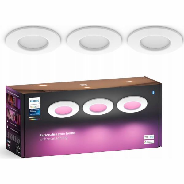 Philips Hue White & Color Ambiance Slim zapuštěné svítidl...