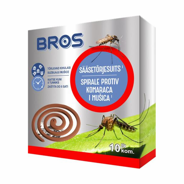 BROS Odpuzovače komárů , 10 ks.