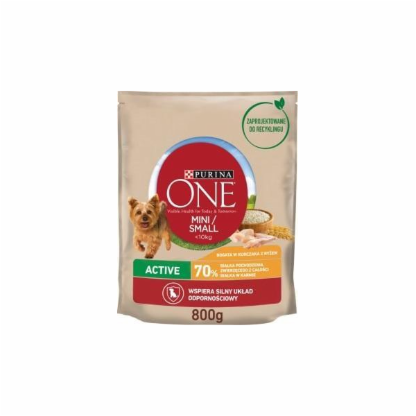 PURINA One Mini/Small Active Rich in chicken with rice - ...