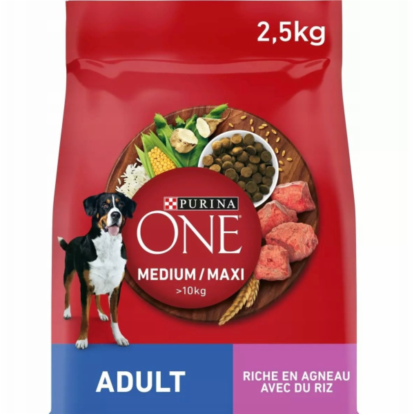 PURINA One Adult Medium/Maxi Rich in lamb with rice - suc...