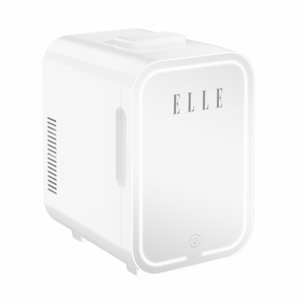 Mini lednička se zrcátkem na líčení LED ELLE 8 l bílá