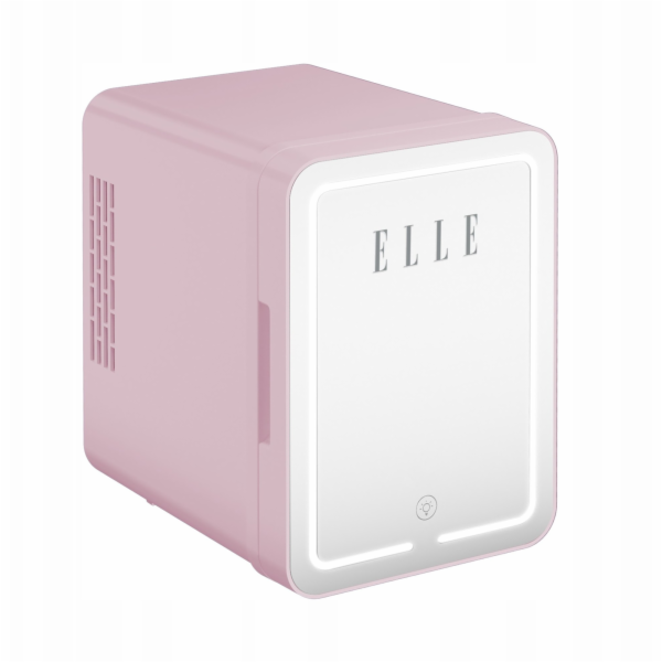 Mini lednička se zrcátkem na líčení LED ELLE 4L fialová