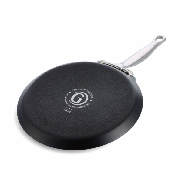 GreenPan Barcelona Pro Pancake Pan 24cm Black