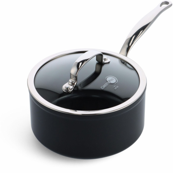 GreenPan Barcelona Pro  Saucepan 20cm Black