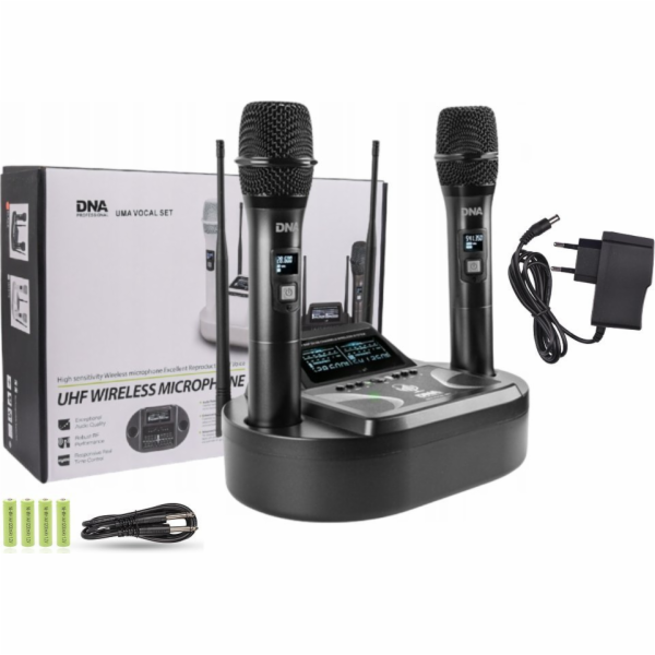 DNA Professional UMA VOCAL SET - bezdrátová dvojitá sada ...