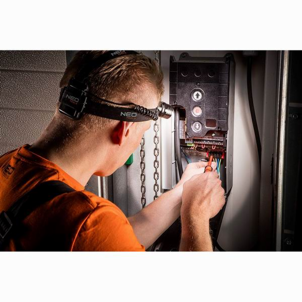 LED čelovka/LED čelovka, 3xAAA, černá, f