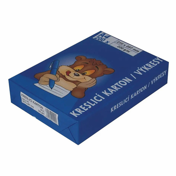 Karton kreslicí  A4  200listů/Karton kre