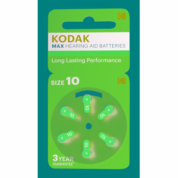 baterie Kodak 1,45  P10  6-pack  blistr/