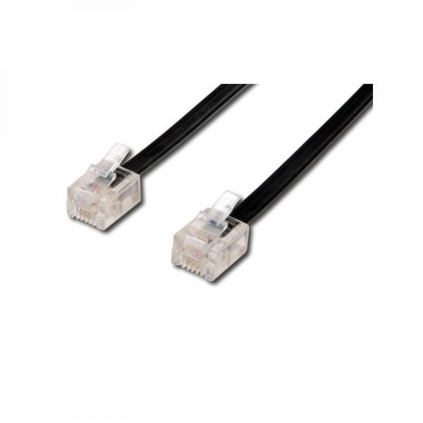 Neutralle Telefonní kabel 4 žíly  RJ11 s
