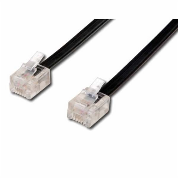Neutralle Telefonní kabel 4 žíly  RJ11 s