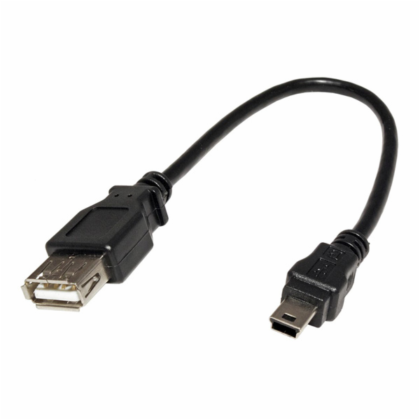 USB kabel (2.0)  miniUSB samec - USB A s