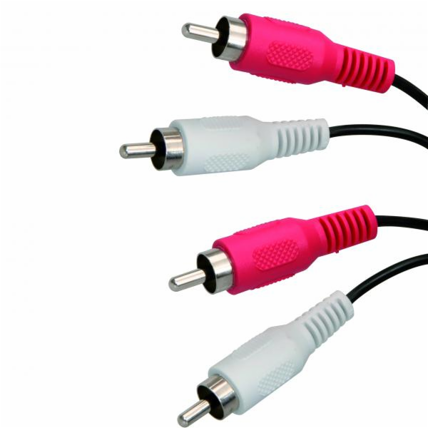 Audio kabel 2x Cinch samec - 2x Cinch sa